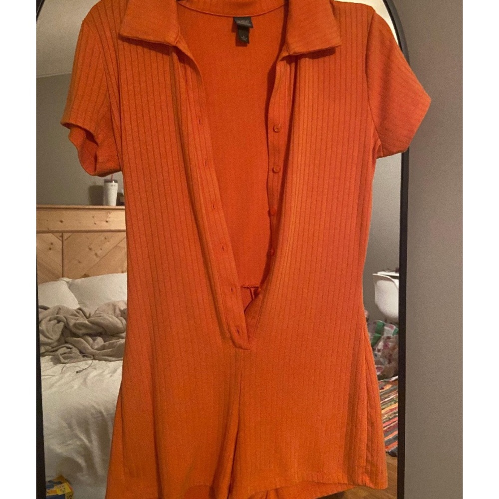 Orange romper